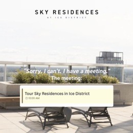 an outdoor rooftop lounge area